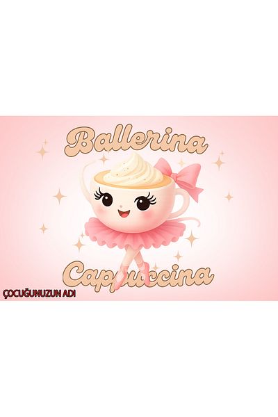 Razz Moda Ballerina Cappuccino Patterned Nutrition Cover for Children