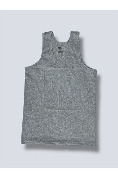 Erdenay Tekstil Men's Tank Top Cotton 12 Pack with Strap