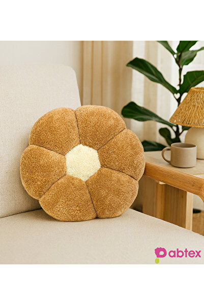 Pabtex Pernă de pluș drăguță și elegantă – Model floral decorativ 40 cm