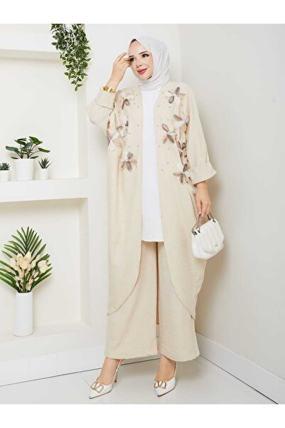 SHİROSA σετ κιμονό δύο τεμαχίων με λουλούδια