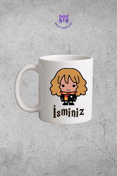 North Whiskers Hermione Double Sided Printed Mug - Harry Potter