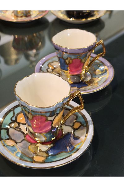 P&ORA PREMIUM KITCHEN PRODUCTS P&Ora Eldekor 2 Persons Cup Set Color 3