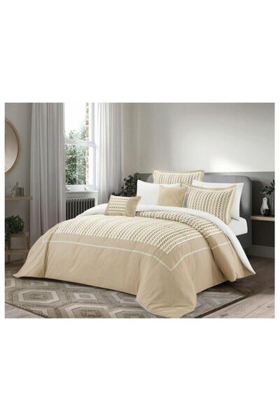 PROMISE لحاف كينج ستريم لايف سلسلة ألوان متعددة -مزدوج-8قطع