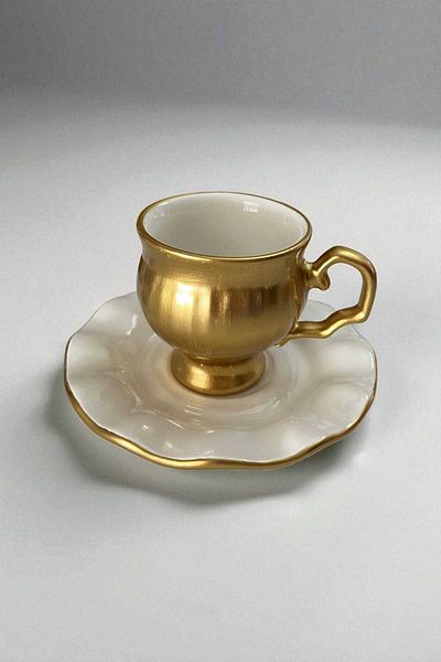 ariana sytle Turkish Coffee Cup Set for 2 People 4 Pieces