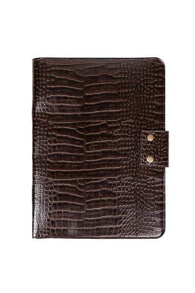 deridense M2 13-14 Inch Macbook Pro-air Vegan Leather Organizer Briefcase Tablet Case