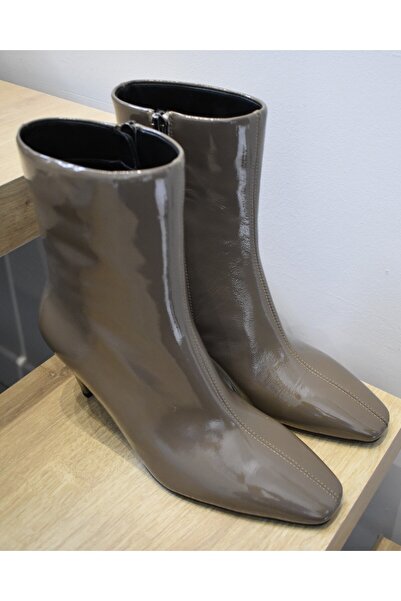 H&K GLOW Hakiki Rugan Deri Vizon Bot