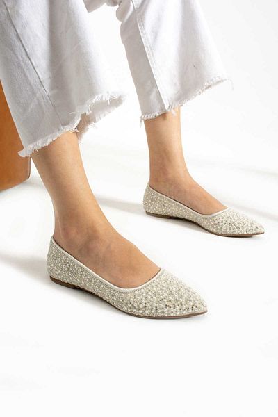 Bestello Stoned Rubber Sole Ballerinas 331-1454 Women's Ballerinas