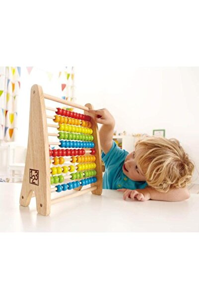 Hape Jucarie educativa, Hape, abac din lemn, pentru dezvoltarea abilitatilor cognitive si gandirii analit