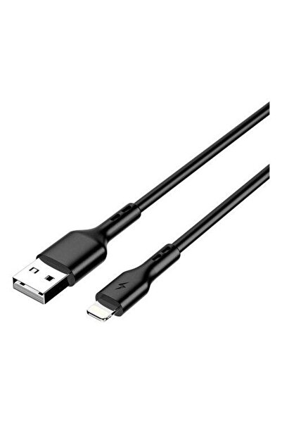 Lamtech Data and Charging Cable, USB to Lightning, 2.1A, 2m, Black