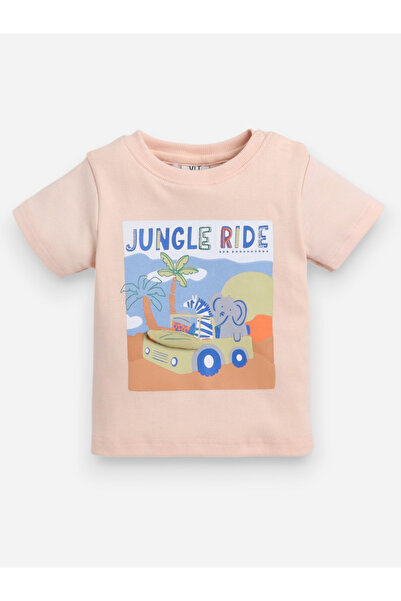 Victor and Jane By Styli Boys Jungle Ride Graphic T-Shirt and Shorts Set