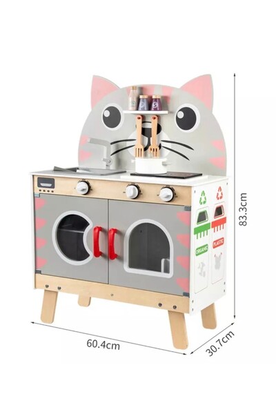 Woody Buddy - Kitty Kitchen - Pink