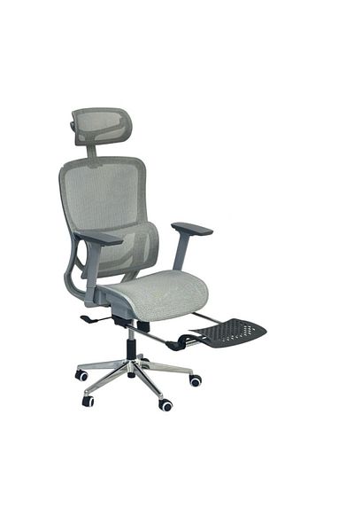 rexa Mesh Office Chair with Footrest, High Back Computer Desk Chair with Headrest