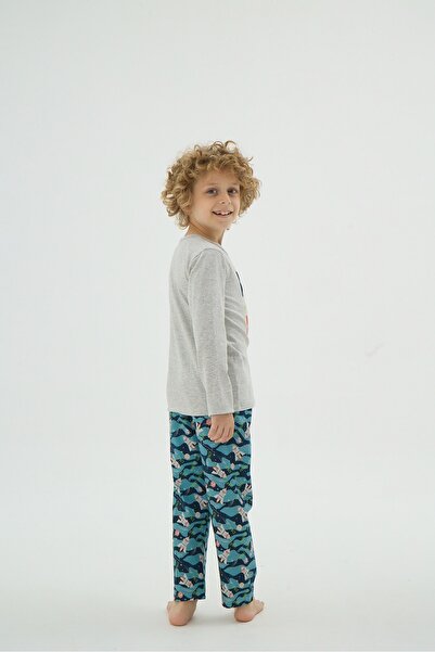 ZEYZEY 8889 Men's Printed Pajama Set