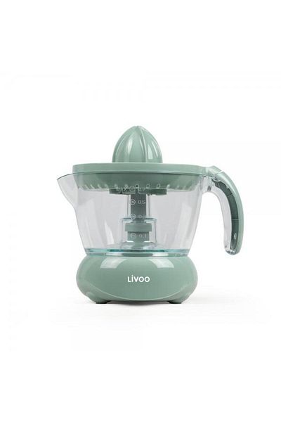 LİVOO Electric Citrus Juicer DOD131VS, 25 W, 0.7 L, 2 Interchangeable Cones (Green)