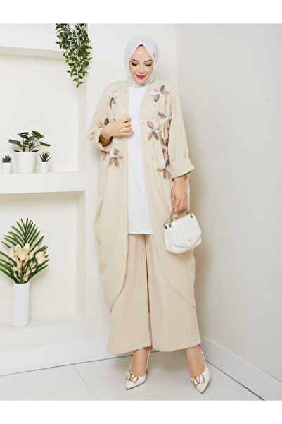 SHİROSA σετ κιμονό δύο τεμαχίων με λουλούδια