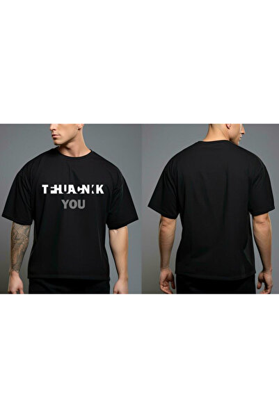 Sebesta Fashion تي شيرت قطني مطبوع عليه شكرًا لك للموسم الجديد من SEBESTA FAS...