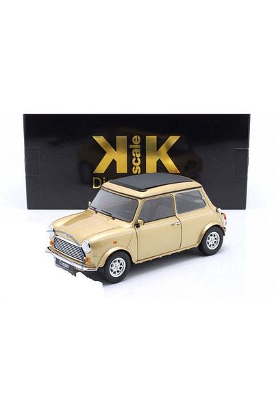 KK Scale Mini Cooper gold Sunroof with left-hand steering - 1/12 KK-Scale