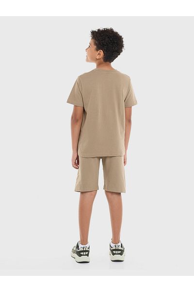 Victor and Jane By Styli Boys Graphic Print T-Shirt and Shorts Set