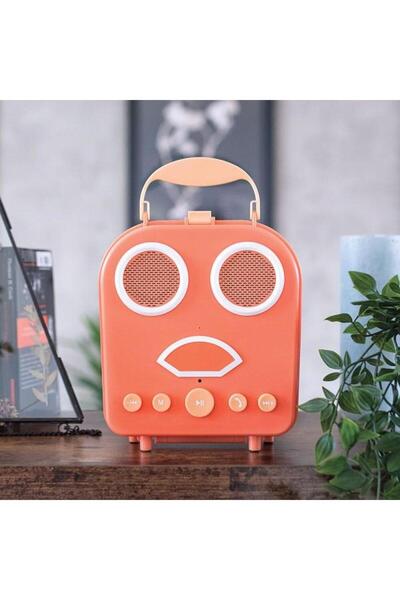 LİVOO Portable Speaker TES 221 C, 2 x 3 W Bluetooth, AUX, USB, 1200 mAh (Orange)