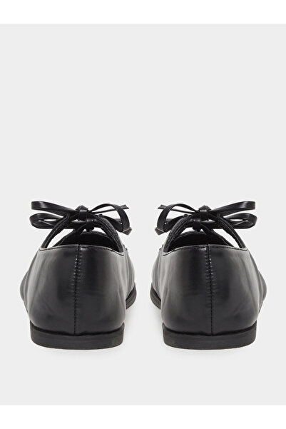Styli Bow Tie-up Detail Ballerinas