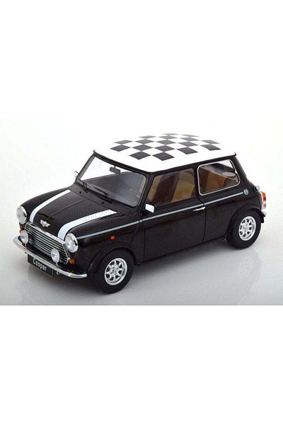 KK Scale Mini Cooper Model Black with Left-Hand Steering - 1/12 KK-Scale