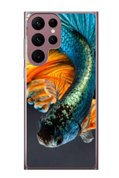 Atlas Персонализиран калъф за Samsung Galaxy S22 Ultra, модел Риби #1, S1D1M0074