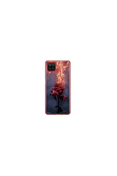 Atlas Husa personalizata si Folie de Silicon Huawei P40, Fire Rose, multicolo...