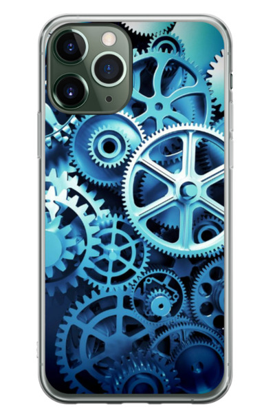 Atlas Husa personalizata pentru Apple iPhone 11 Pro Max, model Clockwork, S1D...