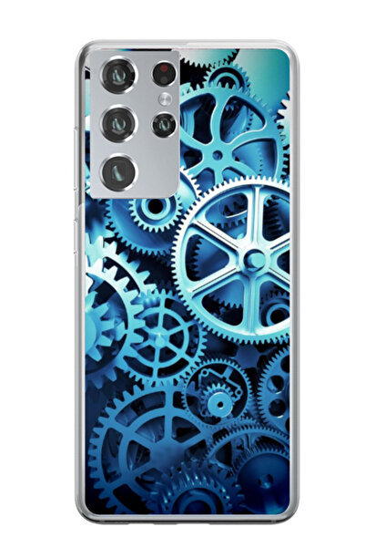 Atlas Husa personalizata pentru Samsung Galaxy S21 Ultra, model Clockwork, S1...