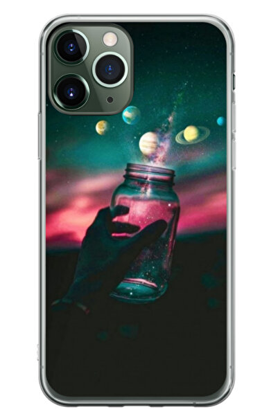 Atlas Husa personalizata pentru Apple iPhone 11 Pro Max, model Colorful #10, ...