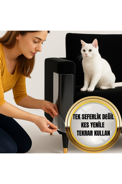 Provelox Cat Furniture Anti-Scratching Foil 45 cm X 10 Meters