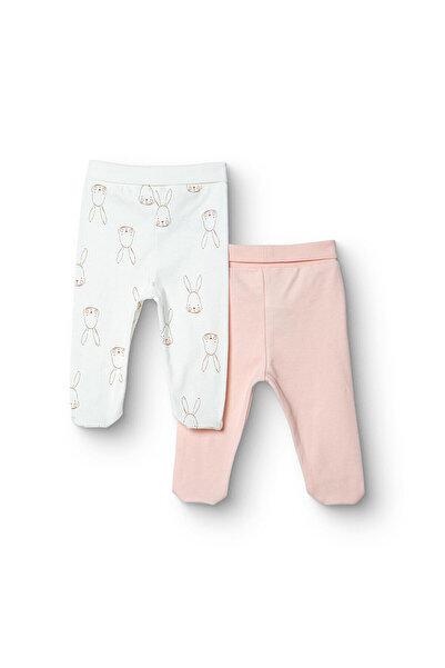 ebebek Hello Baby HelloBaby Kız Bebek Yenidoğan 2li Patikli Alt