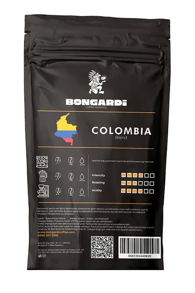 Bongardi Coffee Colombia Local Blend Coffee Set 5X200G (Core or Ground Can Be Chosen)