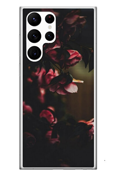 Atlas Персонализиран калъф за Samsung Galaxy S23 Ultra, модел Flowers #20, S1...