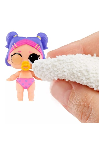 L.O.L. SURPRISE LOL Surprise Baby Bundle Surprise – İkiz/Üçüz Bebek ve Pet Figür Seti, Sürpriz Su ile Açılan