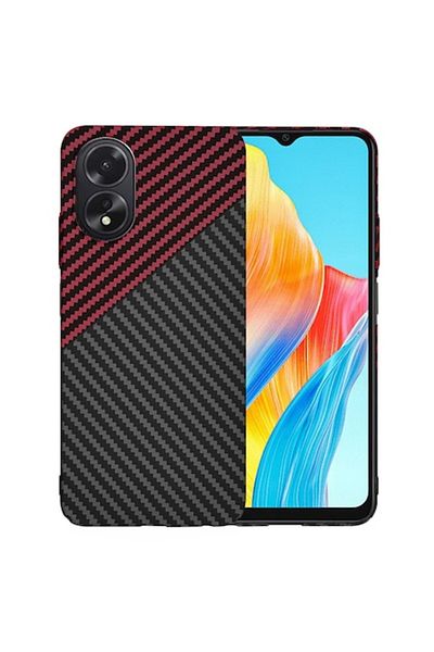 Tim Protective Case for Oppo A18/A38, Timacondesign, Elegant Ruby Vortex