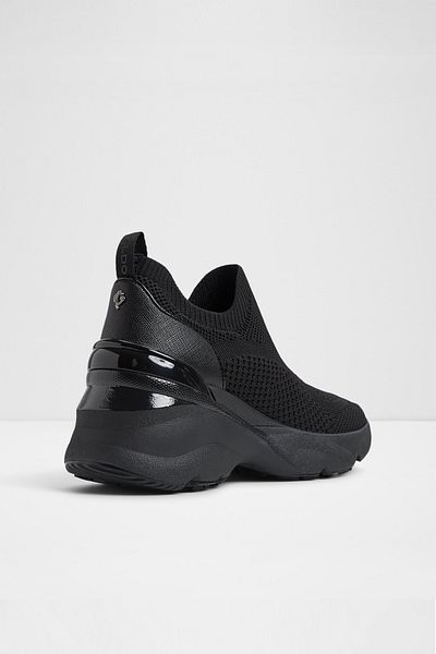 Aldo Itchen - Women's Black Wedge Heeled Sneaker