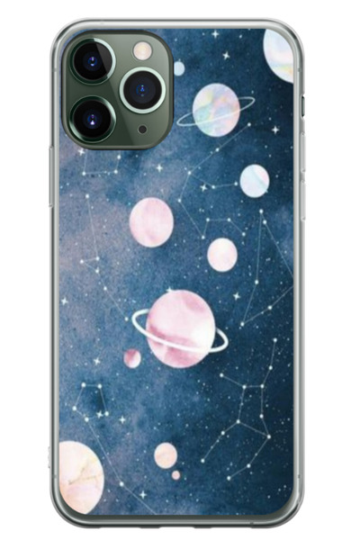 Atlas Husa personalizata pentru Apple iPhone 12 Pro, model Solar System, S1D1...