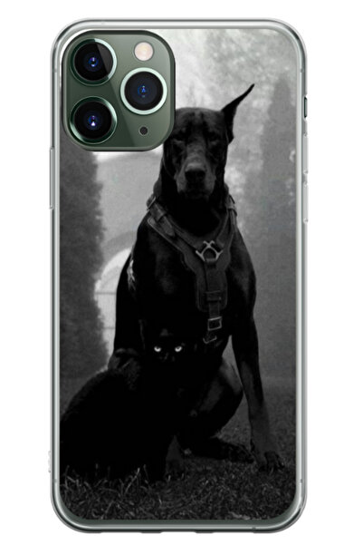 Atlas Husa personalizata pentru Apple iPhone 11 Pro Max, model Doberman, S1D1...
