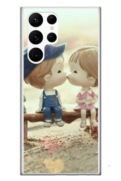 Atlas Εξατομικευμένη θήκη για Samsung Galaxy S23 Ultra, μοντέλο Kiss, S1D1M0259