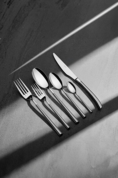 Nehir Elegance Satin 72 Piece Boxed Cutlery Set for 12 People