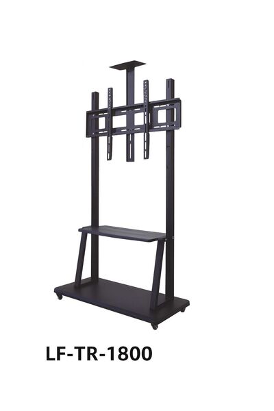 Siltron 60″–100″ TV Mobile Stand – LF-TR-1800 Heavy-Duty with Adjustable Shelf & Wheels
