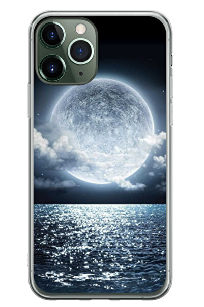 Atlas Husa personalizata pentru Apple iPhone 12 Pro, model Moon Sky, S1D1M0228