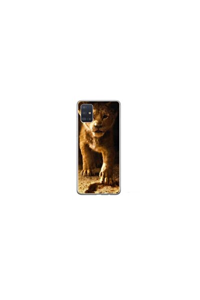 Atlas Husa personalizata HQ Print 360 de grad pentru Samsung Galaxy A71, Lion...