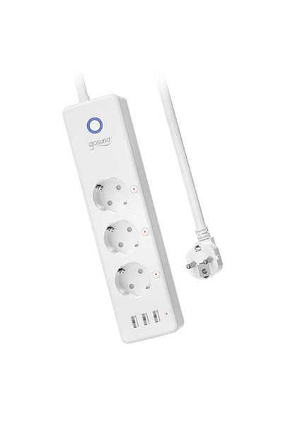 Gosund Smart WiFi Power Strip P1 PLUS, 3x AC, 3x USB-A, 6.5x4x26cm