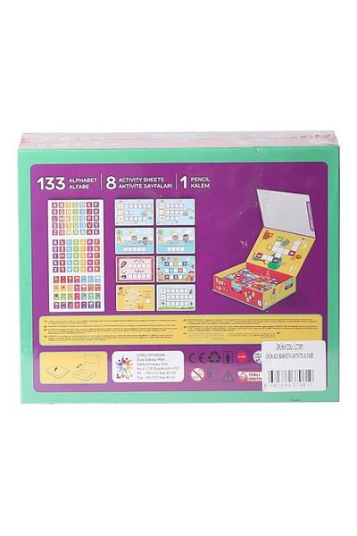 Kelebek Oyuncak Laço Magnetic Alphabet Activity Play Set 142 Pieces