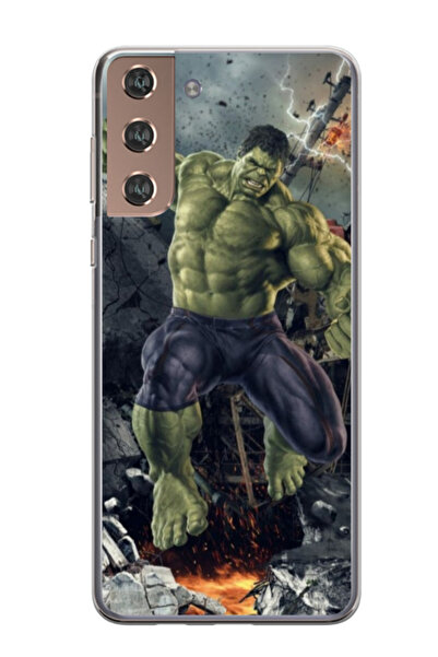 Atlas Husa personalizata pentru Samsung Galaxy S21 Plus, model Hulk #1, S1D1M...