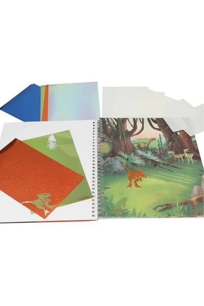 Top Model Dino Paintable Template Sticker Design Notebook 412473