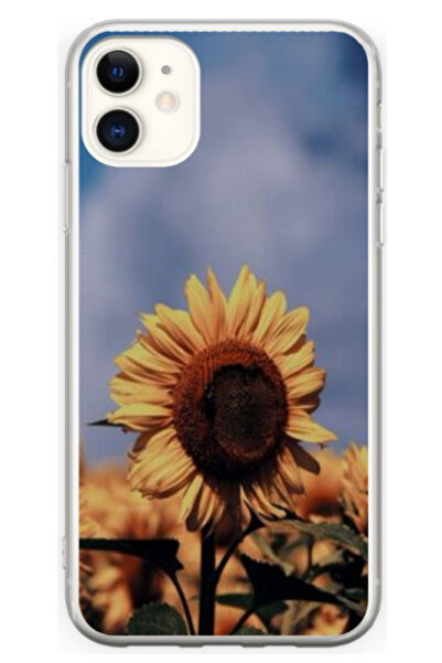Atlas Husa personalizata pentru Apple iPhone 12 Mini, model Sunflower #1, S1D...