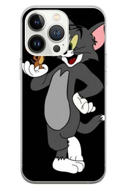 Atlas Husa personalizata HQ Print pentru Apple iPhone 15 Pro Max, Tom and Jer...